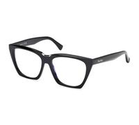 Max Mara Mm5188-b Occhiali Da Vista Donna Nero Geometrico