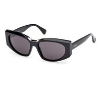 Max Mara Spark 8 MM0144 01A, Nero, Plastic, Donne occhiali da sole 56