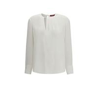 Max Mara White Triacetate Blouse - IT46|XL