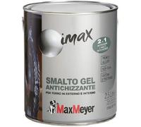 MaxMeyer Smalto ferro antiruggine a Solvente Antichizzante GRIGIO GHISA 2,5 L