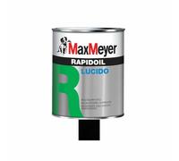Max Meyer Rapidoil, Smalto Lucido Universale per Ferro e Legno, Resistente agli Agenti Atmosferici, Buon Potere Coprente, Multisupporto, 13-16 mq/l (Nero Intenso RAL 9005, 0,75 Litri)