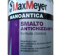 Max Meyer Smalto Antichizzante ManoAntica Nero Graffite Grana Grossa 0,75