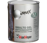 MaxMeyer Smalto ferro antiruggine a Solvente Antichizzante GRIGIO GRANA FINE 2,5 L