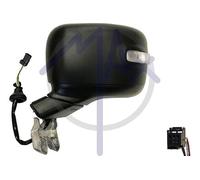 MAX! Specchietto retrovisore esterno MJP130-L elettrico asferico termico con freccia sinistro nero