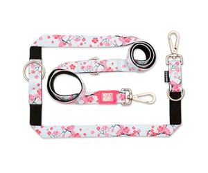 Max & Molly - Guinzaglio multifunzione per cani, 2 m, con 2 moschettoni, Cherry Bloom/S, con tracolla imbottita, sicura e flessibile, comfort per il tuo fedele compagno