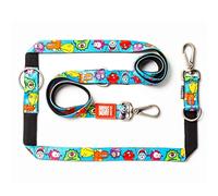 Max & Molly - Guinzaglio Multifunzione per Cani, 2 m, con 2 moschettoni, Little Monsters/S, Imbottito, Sicuro e Flessibile, Comfort per Il Tuo Fedele Compagno