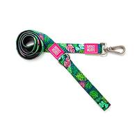 Max & Molly - Guinzaglio per cani classico, imbottito in neoprene, impermeabile e lavabile in lavatrice, per cani di taglia media e grande, tropicale, L