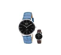 Max Pionnier Watch SS/Silv. Black Dial 40 mm 5 ATM