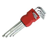 Max-Power 040215 Chiavi a Brugola e a Sfera, 9 Pezzi