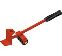 Max-Power 0419710 Sollevatore a Leva con Ruote, Bianco