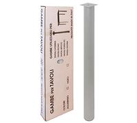 Max-Power 67611 Kit Gambe Tonde Serie "Easy" 4 Pezzi, 50 mm / 710 mm, Alluminio