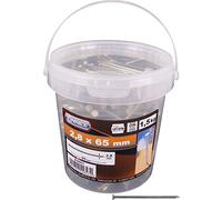 Max-Power B30051 Secchiel.1.5 kg Chiodi Tp 2.8 x 65 mm | testa svasata, conservazione in pratico secchio, per uso universale, chiodi metallici, assortimento di chiodi