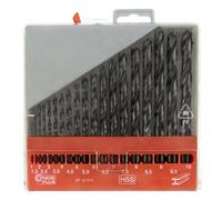 Max-Power BP301919 Set Punte per trapano,in Acciaio HSS, per metallo, 19 Pezzi