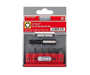 Max-Power COXT973967 Set Inserti Torx 6 Pezzi con Supporto Magnetico