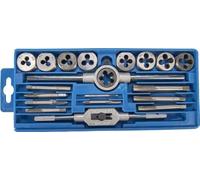 MaxPower Set maschi e filiere per filettatura M3-M12 20 pezzi Multicolore
