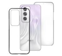Max Power Digital Case Double-Face 360 Gradi Trasparente Silicone per Oppo Reno 12 Pro