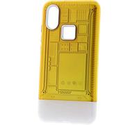 Max Power Digital Cover per cellulare Xiaomi Mi A2 Lite Custodia 2 in 1 Elegante Riflettente Antiurto Resistente Rigida Staccabile Anticaduta Bumper Case (Xiaomi Mi A2 Lite, Giallo)