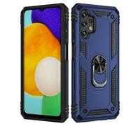 Max Power Digital Cover per Samsung Galaxy A13 con Girevole Anello 360 Gradi Custodia Magnetica Antiurto Rigida Resistente Protettiva Case Bumper Ring (Samsung Galaxy A13, Blu)