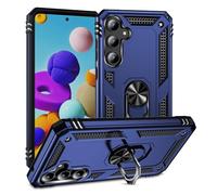 Max Power Digital Cover per Samsung Galaxy A35 5G con Girevole Anello 360 Gradi Custodia Magnetica Antiurto Rigida Resistente Protettiva Case Bumper Ring (Blu)