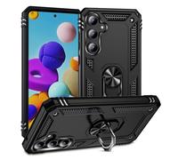 Max Power Digital Cover per Samsung Galaxy A35 5G con Girevole Anello 360 Gradi Custodia Magnetica Antiurto Rigida Resistente Protettiva Case Bumper Ring (Nero)