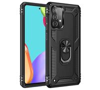 Max Power Digital Cover per Samsung Galaxy A52/A52s 5G con Girevole Anello 360 Gradi Custodia Magnetica Antiurto Rigida Resistente Protettiva Case Bumper Ring (Samsung Galaxy A52/A52s 5G, Nero)