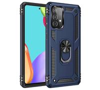 Max Power Digital Cover per Samsung Galaxy A52/A52s 5G con Girevole Anello 360 Gradi Custodia Magnetica Antiurto Rigida Resistente Protettiva Case Bumper Ring (Samsung Galaxy A52/A52s 5G, Blu)