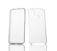 Max Power Digital Cover per Samsung Galaxy M21 / M30s Silicone Trasparente Housing Antiurto Doppio Lato 360 Gradi Doppio Strato Anteriore e Posteriore Custodia Protettiva Case