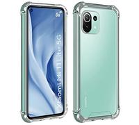 Max Power Digital Cover per Xiaomi Mi 11 Lite Custodia Resistente Antiurto in Silicone Trasparente con Angoli Rinforzati Morbido Sottile TPU Silicone Protettivo Case (Xiaomi Mi 11 Lite, Trasparente)