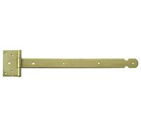 Bandella con cerniera, pesante 400 x 40 x 4,0 mm. - zincato giallo