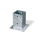 Ancoraggio d'appoggio per travi 71 x 71 x 150 x 150 mm.