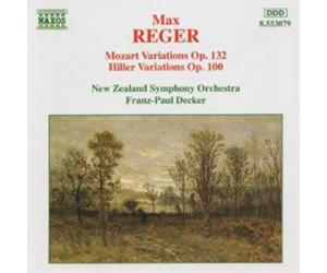 Max Reger Mozart/Hiller Variations (CD) Album