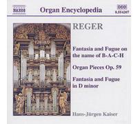 Max Reger Reger: Fantasia and Fugue On the Name of B-A-C-H/... - Volume 3 (CD)