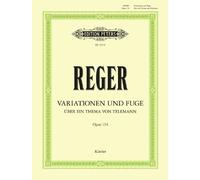 Max Reger Reger: Variation & Fugue Op.134 (Piano Solo) (EP3979) (Sheet Music)