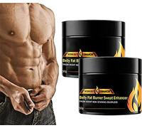 Max Strength Enhancing Crema, Hot Cream Cellulite e Fat Bruciatore di grasso della pancia, Crema brucia-grassi - per cosce / gambe/ addominali/ braccia e glutei/ per uomini o donne (2pcs)