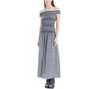 Max Studio London Abito Maxi Off-The-Shoulder Da Donna