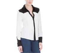 Max Studio London Camicia Donna Con Bottoni Color Block