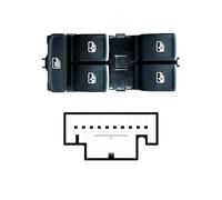 MAX SVW124 Interruttore, Alzacristallo