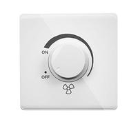 Max-Tonsen 86 Tipo Regolatore di velocità del ventilatore a soffitto Interruttore a parete con regolazione continua 220V 10A