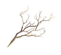 Max-Tonsen Grande Ramo biforcuto Ramo di Albero Artificiale Pavone di Corallo Piante di plastica Albero Secco per la casa Matrimonio Tavolo da Pranzo Disposizione Floreale-caffè