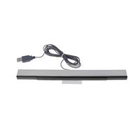 Max-Tonsen Ricevitore Wired Interfaccia USB A Raggi Infrarossi Wired Remote Sensor Bar Ricevitore Induttore Compatibile con Accessori di Gioco Remote-Grigio