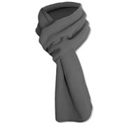Max-Tonsen Sciarpa in pile calda alla moda, morbida, leggera, tinta unita, per autunno, inverno, regalo di Natale per donne, uomini, ragazze, ragazzi, sciarpa multifunzione, grigio