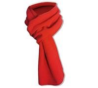 Max-Tonsen Sciarpa in pile calda alla moda, morbida, leggera, tinta unita, per autunno, inverno, regalo di Natale per donne, uomini, ragazze, ragazzi, sciarpa multifunzione, rosso