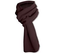 Max-Tonsen Sciarpa in pile calda alla moda, morbida, leggera, tinta unita, per autunno, inverno, regalo di Natale per donne, uomini, ragazze, ragazzi, sciarpa multifunzione, marrone