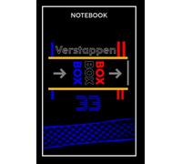 Max Verstappen Notebook: box box box /F1 Journal 120 blank lined pages