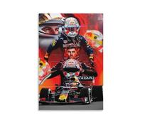 Max-Verstappen - Poster con stampa artistica da parete su tela, motivo: pilota di Formula 1, decorazione artistica da parete, poster per la casa, 60 x 90 cm