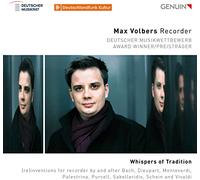 Johann Sebastia Max Volbers: Whispers of Tradition: (Re)inventions for Reco (CD)