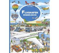 Max Walther Flughafen Wimmelbuch: Das große Flugzeug Buch für Kinder (Tascabile)
