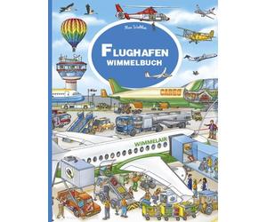 Max Walther Flughafen Wimmelbuch: Das große Flugzeug Buch für Kinder (Tascabile)