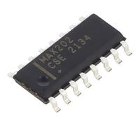 MAX202CSE+T IC: interfaccia ricetrasmettitore full duplex, RS232 120kbps SO16...
