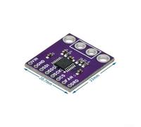 MAX31856 Modulo termocoppia con convertitore AD a 19 bit per tipi K J N R S T E B, rilevamento circuito aperto, protezione ± 45 V, PCB blu/viola (viola)